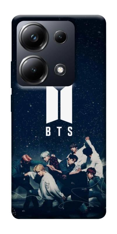 Чехол itsPrint BTS logo для Xiaomi Redmi 13 4G / Poco M6 4G, к-pop, купить оптом с доставкой