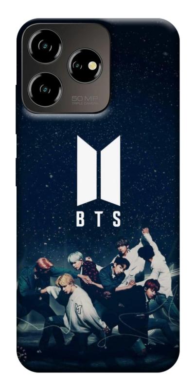 Чехол itsPrint BTS logo для ZTE Blade V50 Desing 4G, к-pop, купить оптом с доставкой