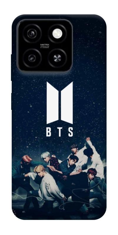 Чехол itsPrint BTS logo для ZTE Blade A55 4G, к-pop, купить оптом с доставкой