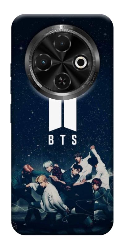 Чохол itsPrint BTS logo для TECNO Spark 30C, к-pop, купити оптом з доставкою