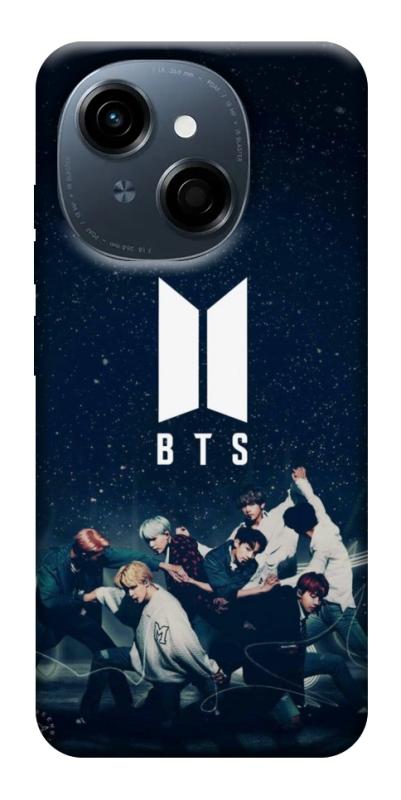 Чехол itsPrint BTS logo для TECNO Spark Go 1, к-pop, купить оптом с доставкой