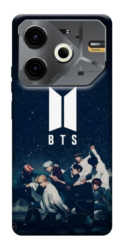 Чехол itsPrint BTS logo для TECNO Pova 6 Neo (LI6), к-pop, купить оптом с доставкой
