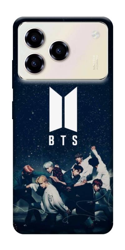 Чехол itsPrint BTS logo для ZTE Blade A76, к-pop, купить оптом с доставкой