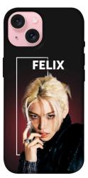 Чехол itsPrint Stray kids Felix для Apple iPhone 15 (6.1")
