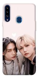 Чехол itsPrint Hyunjin and Felix для Samsung Galaxy A20s