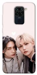 Чехол itsPrint Hyunjin and Felix для Xiaomi Redmi Note 9 / Redmi 10X
