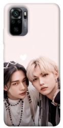 Чехол itsPrint Hyunjin and Felix для Xiaomi Redmi Note 10 / Note 10s