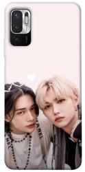 Чехол itsPrint Hyunjin and Felix для Xiaomi Redmi Note 10 5G