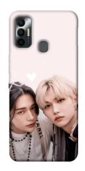 Чехол itsPrint Hyunjin and Felix для TECNO Spark 7