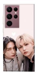 Чехол itsPrint Hyunjin and Felix для Samsung Galaxy S22 Ultra