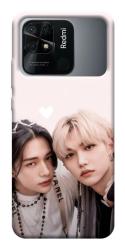 Чехол itsPrint Hyunjin and Felix для Xiaomi Redmi 10C
