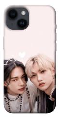 Чехол itsPrint Hyunjin and Felix для Apple iPhone 14 (6.1")