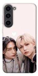Чехол itsPrint Hyunjin and Felix для Samsung Galaxy S23