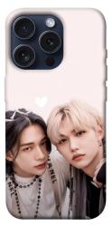 Чехол itsPrint Hyunjin and Felix для Apple iPhone 15 Pro (6.1")