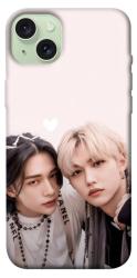 Чехол itsPrint Hyunjin and Felix для Apple iPhone 15 Plus (6.7")