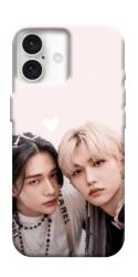 Чехол itsPrint Hyunjin and Felix для Apple iPhone 16 Plus (6.7")