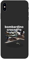 Чехол itsPrint Bombardino Crocodilo volante для Apple iPhone XS Max (6.5")