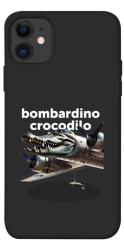Чехол itsPrint Bombardino Crocodilo volante для Apple iPhone 11 (6.1")