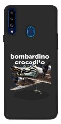 Чехол itsPrint Bombardino Crocodilo volante для Samsung Galaxy A20s