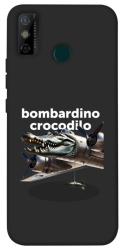 Чехол itsPrint Bombardino Crocodilo volante для TECNO Spark 6 Go