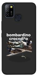 Чехол itsPrint Bombardino Crocodilo volante для Infinix Hot 10 Lite
