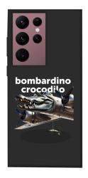 Чехол itsPrint Bombardino Crocodilo volante для Samsung Galaxy S22 Ultra