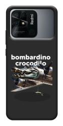 Чехол itsPrint Bombardino Crocodilo volante для Xiaomi Redmi 10C