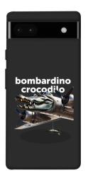 Чехол itsPrint Bombardino Crocodilo volante для Google Pixel 6a