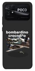 Чехол itsPrint Bombardino Crocodilo volante для Xiaomi Poco C40