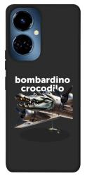 Чехол itsPrint Bombardino Crocodilo volante для TECNO Camon 19 (CI6n) / 19 Pro (CI8n)