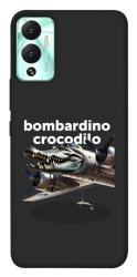 Чехол itsPrint Bombardino Crocodilo volante для Infinix Hot 12 Play