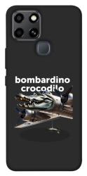 Чехол itsPrint Bombardino Crocodilo volante для Infinix Smart 6