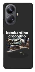 Чехол itsPrint Bombardino Crocodilo volante для Realme 10 Pro+
