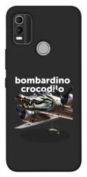 Чехол itsPrint Bombardino Crocodilo volante для Nokia C21 Plus
