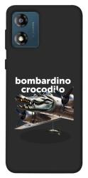 Чехол itsPrint Bombardino Crocodilo volante для Motorola Moto E13