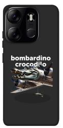 Чехол itsPrint Bombardino Crocodilo volante для Tecno Spark Go 2023