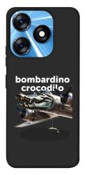 Чехол itsPrint Bombardino Crocodilo volante для TECNO Spark 10 Pro