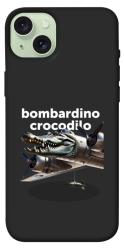 Чехол itsPrint Bombardino Crocodilo volante для Apple iPhone 15 Plus (6.7")