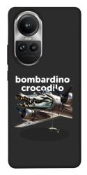 Чехол itsPrint Bombardino Crocodilo volante для Oppo Reno 10