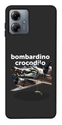 Чехол itsPrint Bombardino Crocodilo volante для Motorola Moto G14