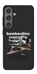 Чехол itsPrint Bombardino Crocodilo volante для Samsung Galaxy S24