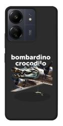 Чехол itsPrint Bombardino Crocodilo volante для Xiaomi Redmi 13C