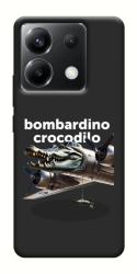 Чехол itsPrint Bombardino Crocodilo volante для Xiaomi Poco X6