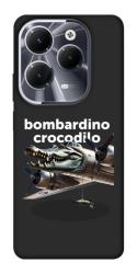 Чехол itsPrint Bombardino Crocodilo volante для Infinix Hot 40