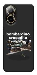 Чехол itsPrint Bombardino Crocodilo volante для Realme C67 4G