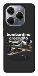 Чехол itsPrint Bombardino Crocodilo volante для TECNO Spark 20 Pro
