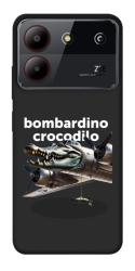 Чехол itsPrint Bombardino Crocodilo volante для ZTE Blade A54 4G