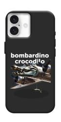 Чехол itsPrint Bombardino Crocodilo volante для Apple iPhone 16 (6.1")