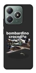 Чехол itsPrint Bombardino Crocodilo volante для Realme C61 4G