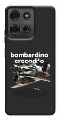 Чехол itsPrint Bombardino Crocodilo volante для Motorola Moto G75 5G